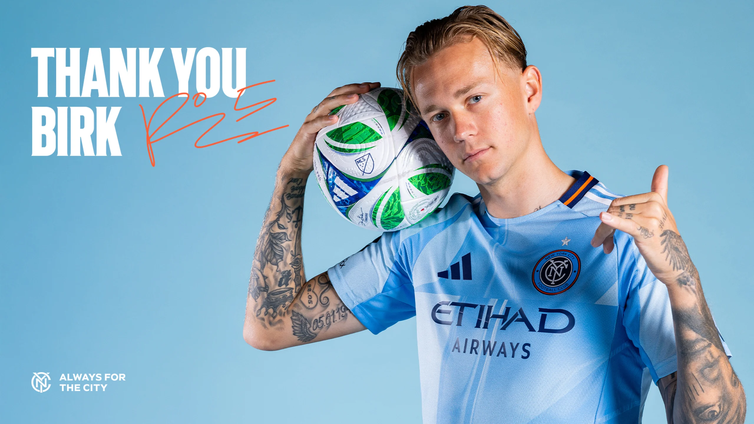 Birk Risa Departs NYCFC, Returns to Molde FK